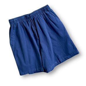 Vintage NWT Classic Navy Elastic Waist Shorts